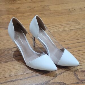 BCBGeneration Stiletto Heels | White